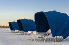 First Row Half-moon Beach Cabana