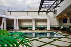 Poolside Booth Seating