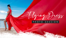 Flying Dress Photoshoot - Tropical Breeze