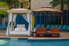 Cabana by the Pool + Dine for 4 people