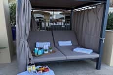Poolside Oceanview Cabana + 30-Minute Spa Pass