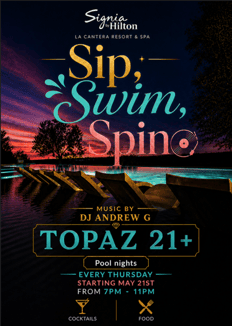 Sip, Swim, Spin