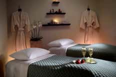 50-Minute Couples Massage + Spa Pass + Pool Cabana 