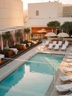 Veuve Sun Club Upper Deck Cabana