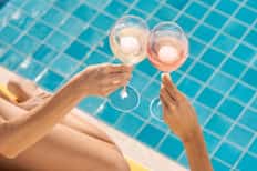 Reserved Poolside Seating Area
