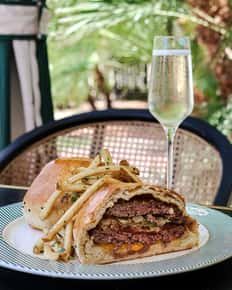 Burgers & Bubbly + Pool Access