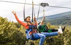 1,000 Ft Double Barrell Zipline