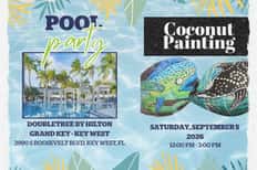 Pool Party & Coconut Painting Class