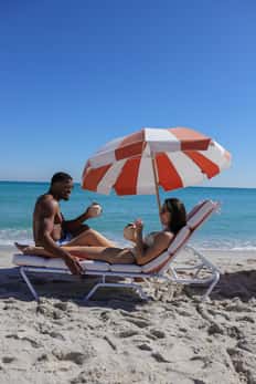Beach Lounger for Two