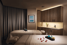 50-Minute Signature Massage for Two + Bubbles