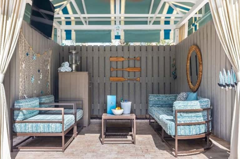 Dolphin Lap Pool Cabana