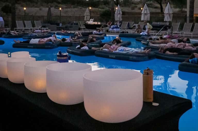 Floating Sunset Sound Healing