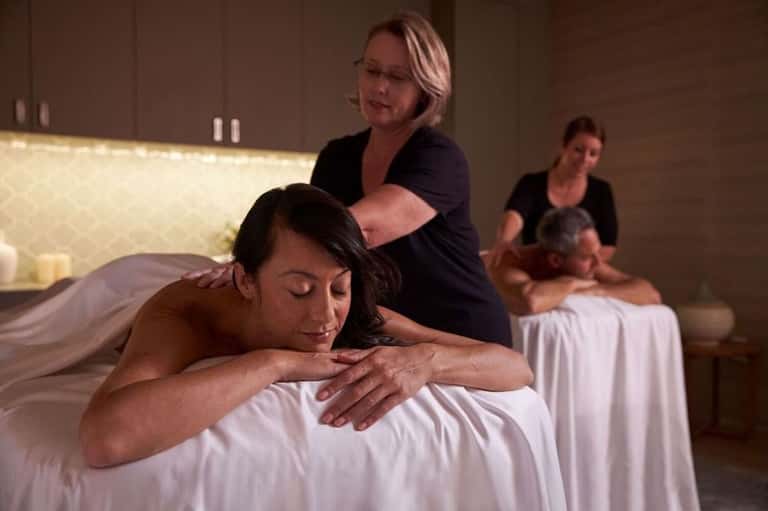 50-Minute Couples Signature Massage + Day Pass