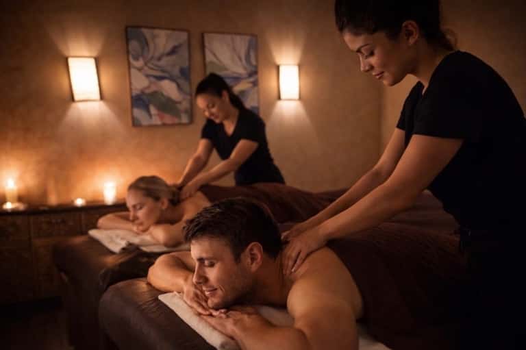 50-Minute Side by Side Massage + Spa & Pool Pass
