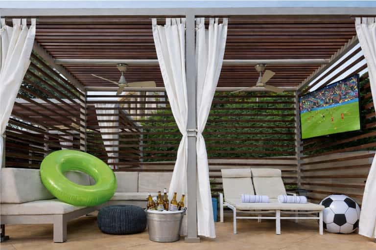 Soccer Championship Watch Party Deluxe Cabana