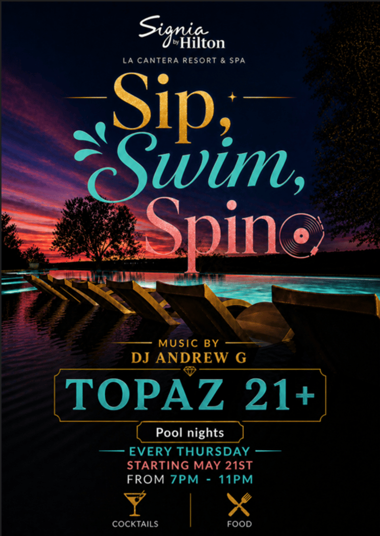 Sip, Swim, Spin