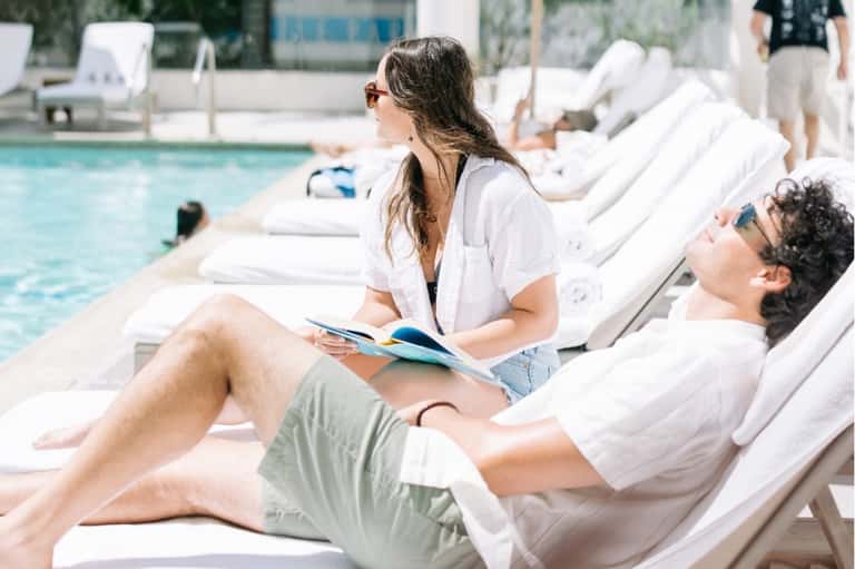Reserved Pool Lounger