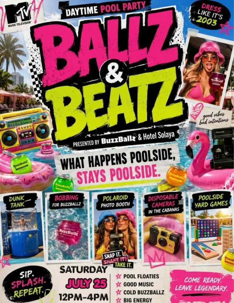 Ballz & Beatz Y2K Pool Party