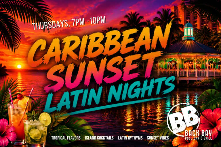 Caribbean Sunset Latin Nights