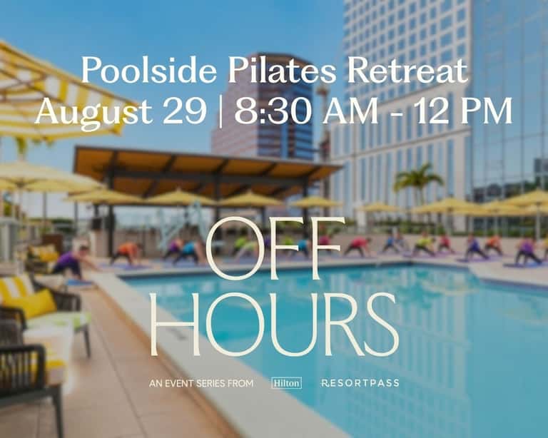 Off Hours: Daybed - Poolside Pilates Retreat at Hilton Tampa Downtown