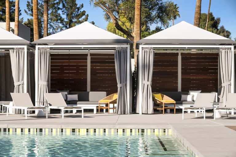 Turquoise Pool Cabana