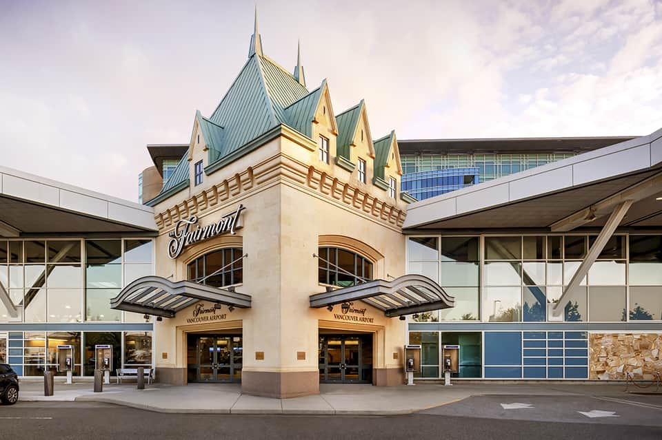 Paramount theater entrance with distinctive castle-like architecture