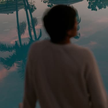 Hotel pool and spa hero background