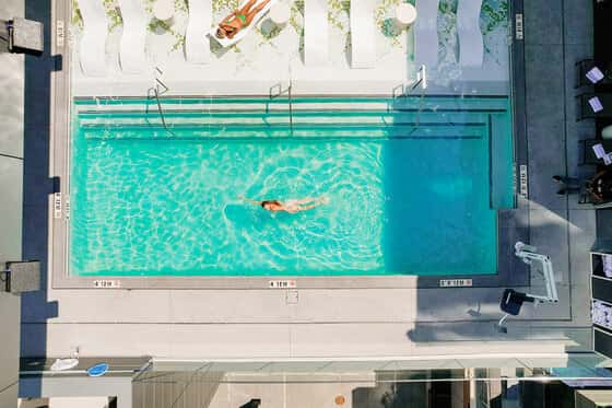 Aura Rooftop Pool at JW Marriott Charlotte