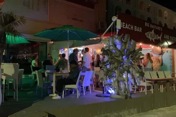Big Bastard's Beach Bar & Patio Great Bay Beach