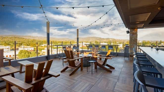 Rooftop Spa at Archer Hotel Napa