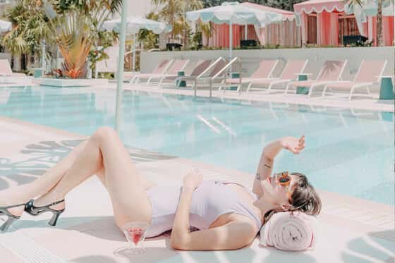 Strawberry Moon Pool at The Goodtime Hotel