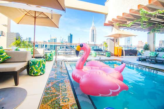 Somewhere Nowhere Rooftop at Renaissance NY Chelsea Hotel