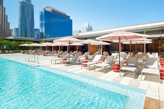 The Pool at Austin Marriott Downtown 