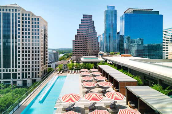The Pool at Austin Marriott Downtown