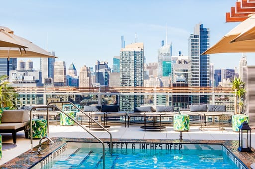 Somewhere Nowhere Rooftop at Renaissance NY Chelsea Hotel