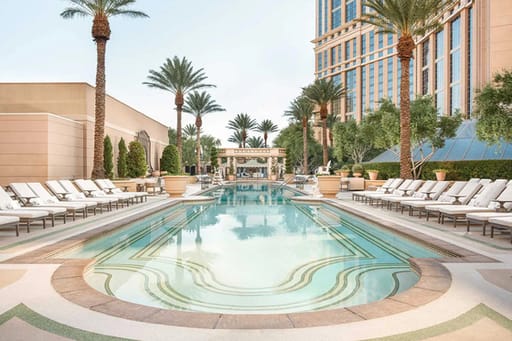 The Palazzo Pool Deck at The Venetian Resort