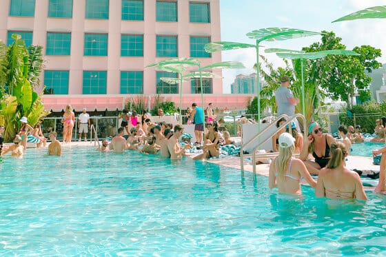Strawberry Moon Pool at The Goodtime Hotel