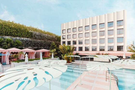 Strawberry Moon Pool at The Goodtime Hotel