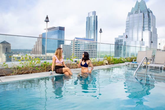 Azul Rooftop Pool at The Westin Austin Downtown