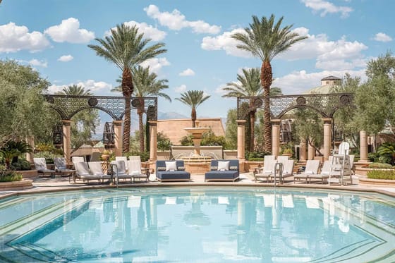 The Palazzo Pool Deck at The Venetian Resort