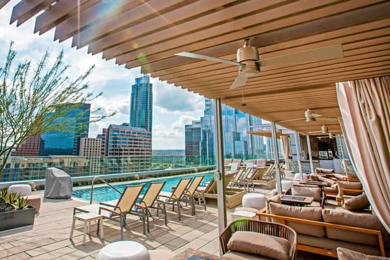 Azul Rooftop Pool at The Westin Austin Downtown